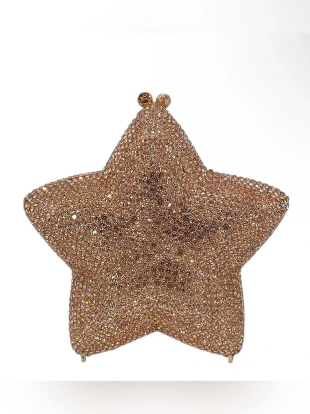 Red Crystal Star Evening Handbag